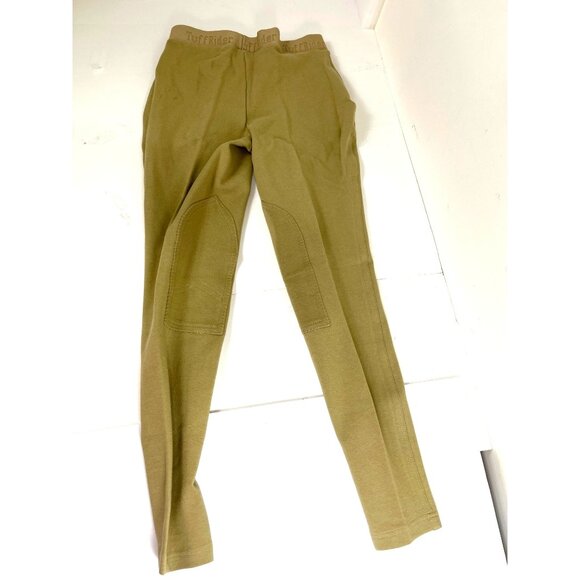 TuffRider Womens Tan Riding Breeches With Front Pockets & Knee Patches - Picture 6 of 7
